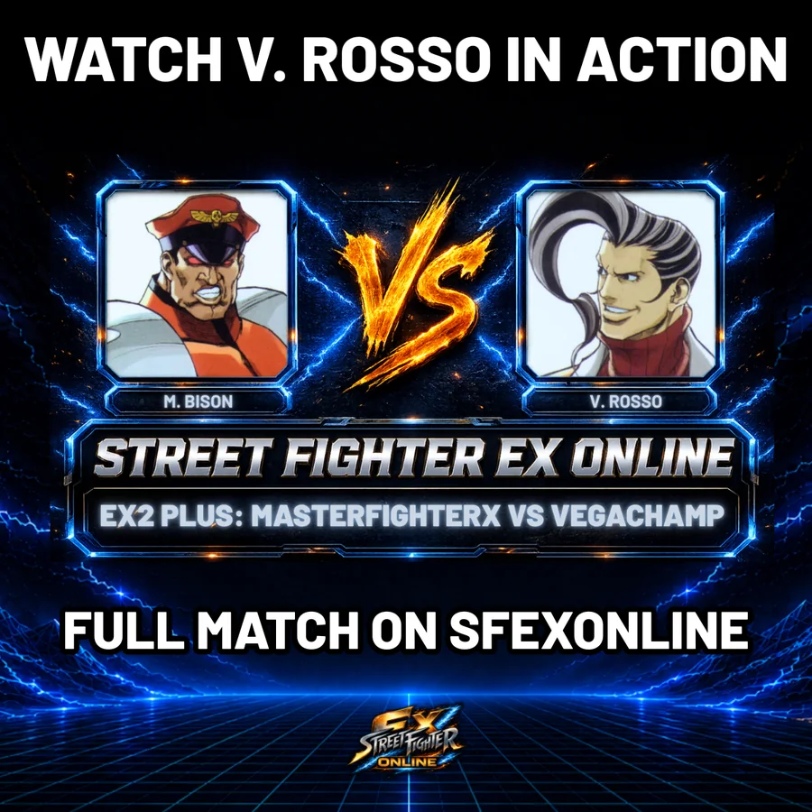 V. Rosso featured match: MasterFighterX vs VegaChamp